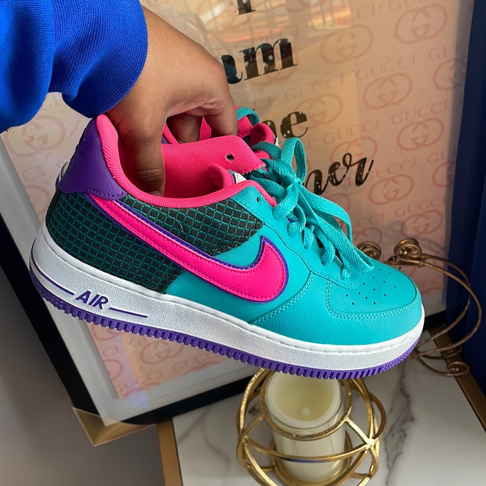 Nike Air Force 1 Now (GS) Cabana/Hyper Pink - Size 7Y